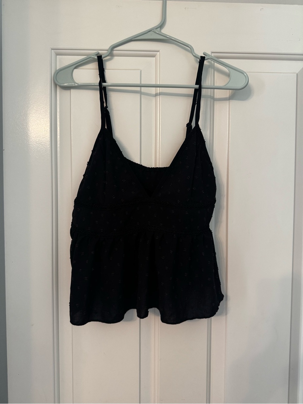 Black Women's Spaghetti Strap Tank Top